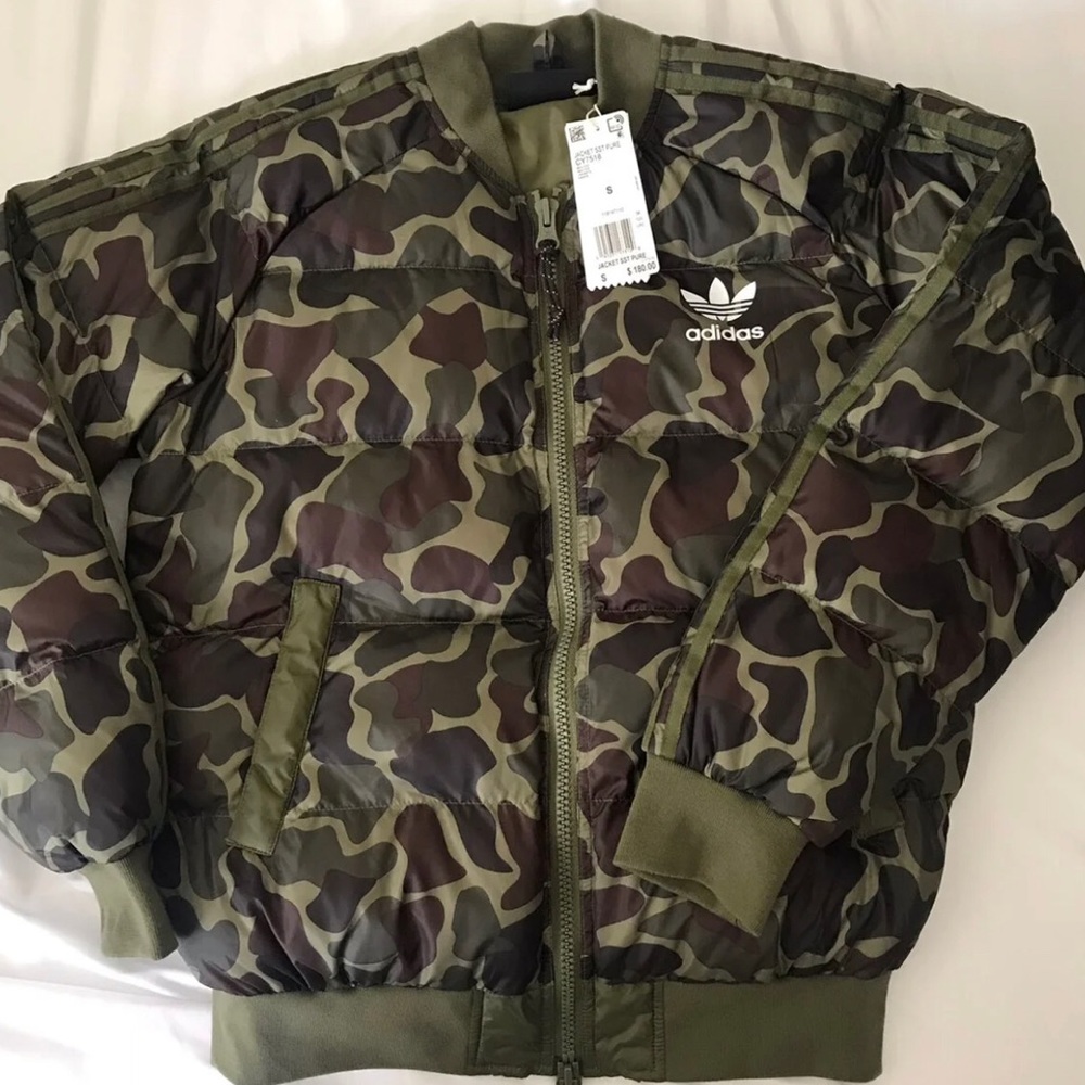 NWT Adidas x Pharrell puffer jacket